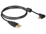 KABEL USB-micro USB 1m FERRYT KĄTOWY DO SMARTFONU