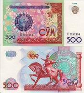 UZBEKISTAN - 500 SUM - 1999 - P-81 - UNC