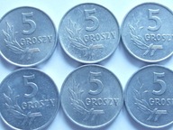 Moneta 5 gr 1962 r mennicze stan 1