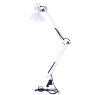 Stolná lampa biela rysovacia lampa s držiakom