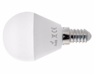 ŽIAROVKA SMD LED 1W E14 BIELA STUDENÁ GULIČKA 180'