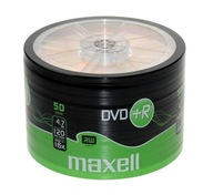 MAXELL DVD+R 16X szp 50 sztuk + marker gratis!!!