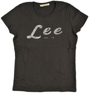 LEE dievčenské tričko GREY s/s LOGO T _ 8Y 128cm