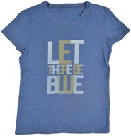 LEE dievčenské tričko ss blue SLOGAN T _ 8Y 128cm