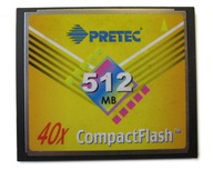 Pamäťová karta CompactFlash Pretec 512MB 0,51 GB