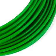 Oceľové lano v zátylku Povlak PVC 1/2mm 1x7 ZELENÁ 30mb