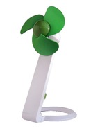 Výkonný Mini Ventilátor Veterný mlyn Domáci Písací USB EVA Zelená