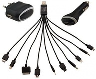 Kábel Usb 10V1 Nabíjačka do auta