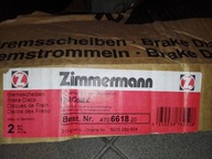 Диск сцепления тормозная zimmermann 470.6618.20 renault - фото