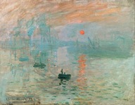 Claude Monet - Impression Sunrise OBRAZ NA PŁÓTNIE