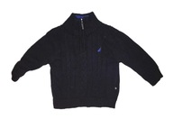 Granatowy sweterek z bawełny Nautica 56-62
