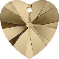 Swarovski - 6228 Heart Golden Shadow 10,3x10mm