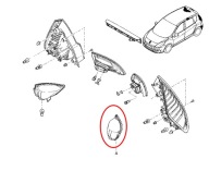 light left rear fog lights RENAULT CAPTUR 13- SCENIC III