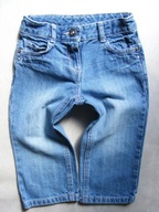 NEXT jeansowe spodenki za kolano 110 cm