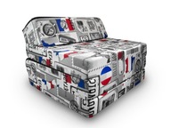 Materac składany rozkładany łóżko dostawka sofa 200x70x10cm PARIS