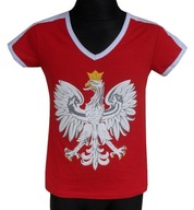 Tričko Poľsko - dámske : napučiavajúca farba : L