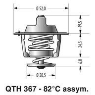 Quinton Hazell QTH367 Termostat, chladiaci prostriedok