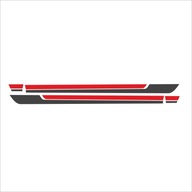 Наклейки tuningowe на vw polo - ремни на сторона