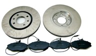 Тормозные диски, диск x2+тормозные колодки, колодки перед peugeot 406 283x26mm
