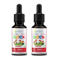 Witamina ADEK A D3 E K2 MK-7 DLA DZIECI 2x 30ml