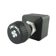 Переключатель вращающийся 3 ступень 0-1-2 натяжитель 12v/24v регулятор до вентилятора - фото