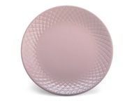 Obedový tanier keramický ružový 28cm