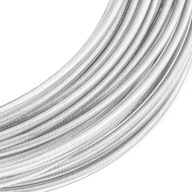 Oceľové lano v Otuline Povlak PVC bezfarebný 1/2mm 1x7 1mb