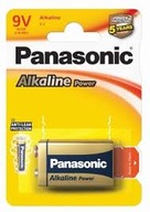 1 x alkalická batéria PANASONIC 6LR61 6F22 9V