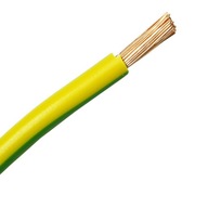 Kábel kábel lanko LGY 1x6mm žltozelený