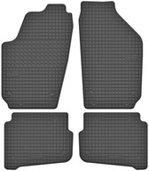 Vw polo iv (01-09) коврики резиновые преданное  черное коврики на измерение