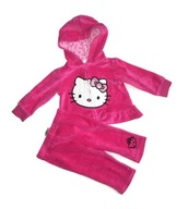 Różowy dres dla dziewczynki Hello Kitty 6-9 m-c