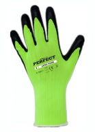 STALCO Polyesterové rukavice S-Latex foam 8