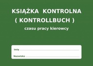 Książka czasu pracy kierowcy KONTROLLBUCH - 10 szt