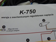 INŠTALÁCIA K-750 PRODUKT POĽSKÝ + SCHÉMA