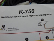INSTALACJA K-750 PRODUKT POLSKI + SCHEMAT