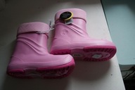 KOZACZKI KALOSZE Z OCIEPLENIEM ROZOWE GIRL 29/30