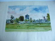 AKWARELA DOROHUSK 1977 R