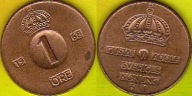 Szwecja 1 Ore 1968 r.