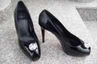 NANDO MUZI nr 40 eleganckie włoskie czółenka skóra