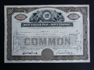 ART DECO WEST VIRGINIA PULP and PAPER COMPANY 1959