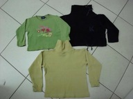 Bluzki dziecięce 3 szt. w kpl, rozm. 92/98