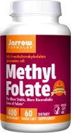 Jarrow Formulas Methyl Folate Metylowany Kwas Foliowy 400mcg (60 kaps)