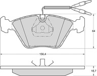 Klocki hamulcowe Peugeot 605 V6 3.0 przednie