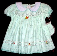Elegancka SUKIENKA+torebka LYTN r. 80/9-12 m-cy