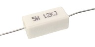 Rezystor mocy 5W ceramiczny 12 kiloohm - 3 sztuki