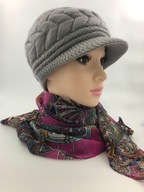 CIENKI SZALIK Z NADRUKIEM NA ZIMĘ, CIENKA CHUSTA