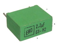 Kondensator poliestrowy 2,2uF/63V - 2 sztuki