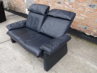 SOFA 3-KA 100% SKÓRA NAT. - RELAX - MARKOWY-