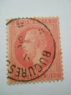 Rumunia - Ks.Karol I - luzak - Mi. 42 kasowany