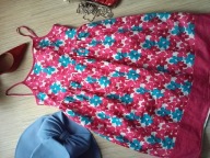 * JOJO BELLE * SUKIENKA BAWEŁNIANA W KWIATY _36